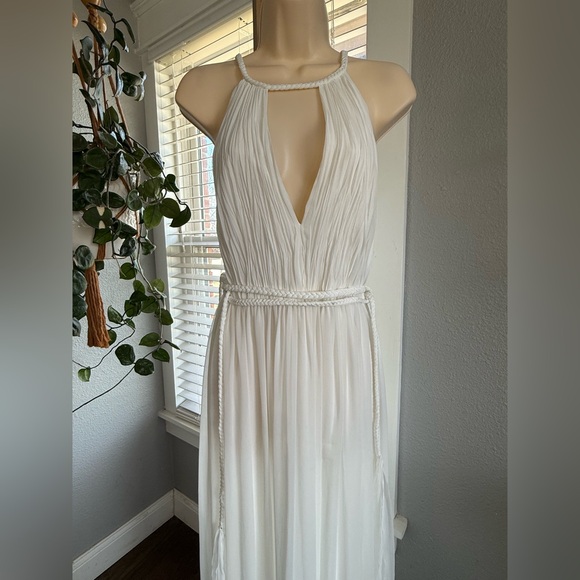 Alice + Olivia Naomi Pleated Goddess Dress Size 0 - Picture 2 of 7